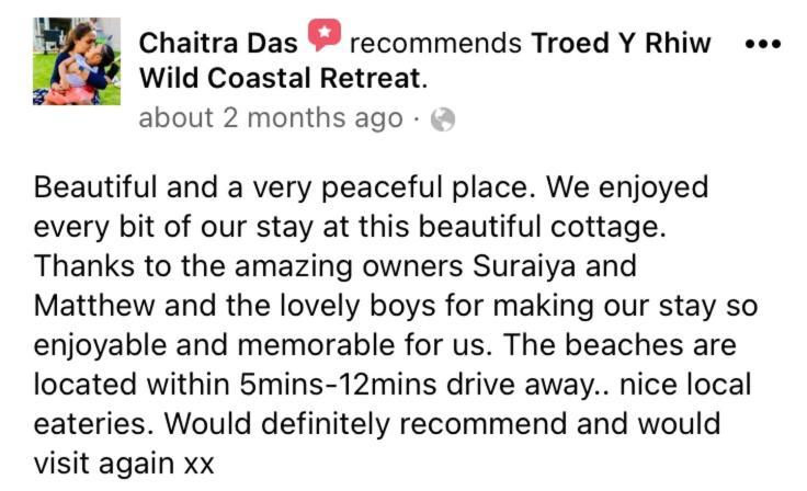 Holiday home Wild Coastal Retreat At Troed Y Rhiw Aberporth, West Wales *