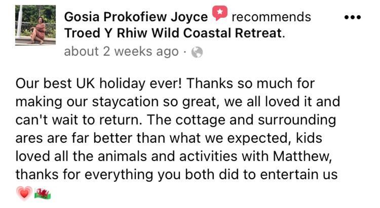 Сasa de vacaciones Wild Coastal Retreat At Troed Y Rhiw Aberporth, West Wales Aberporth